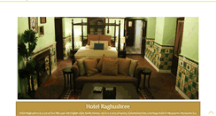 Desktop Screenshot of hotelraghushree.com
